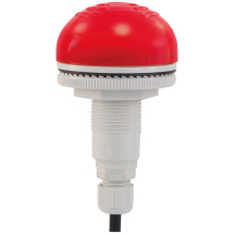 SIRENA P50 22MM SOUNDER/BEACON RED 12-24VAC/DC WIRED