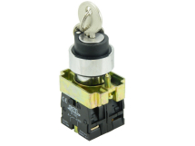 SCL 2 POSITION KEY SWITCH WITH 1 NO CONTACT KEY OUT ALL POS.