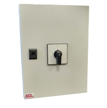 SCL CHANGEOVER SWITCH 63A 4P IP65 METAL ENCLOSURE