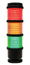 TWS LIGHT TOWER 24VAC/DC STEADY RED AMBER GREEN
